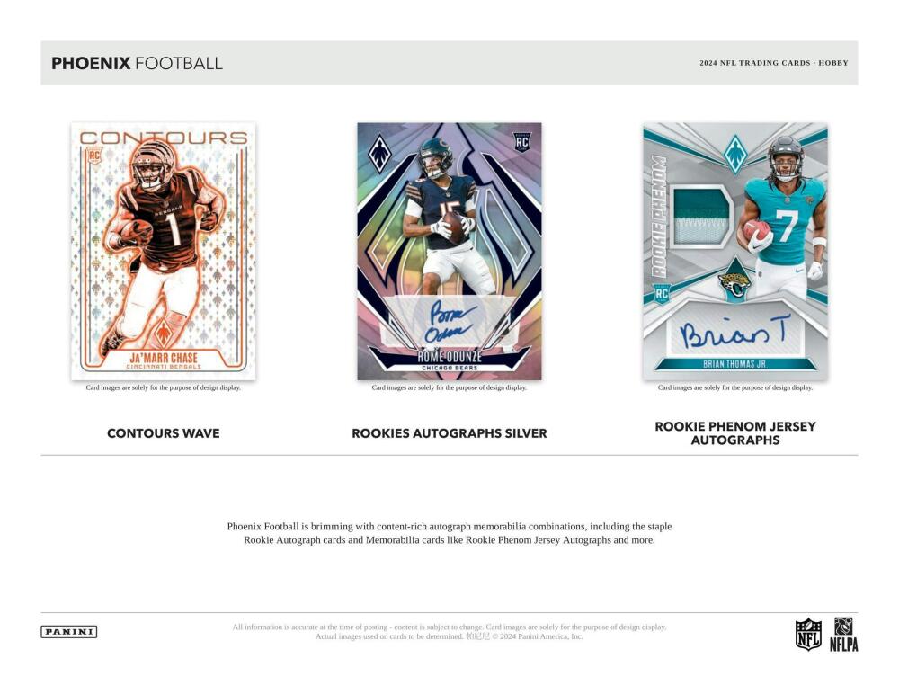 2024 Panini Phoenix Football Hobby Box Image 5