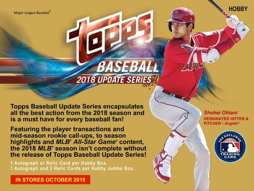 2018 Topps Update Series Baseball Hobby Jumbo Box Image 3