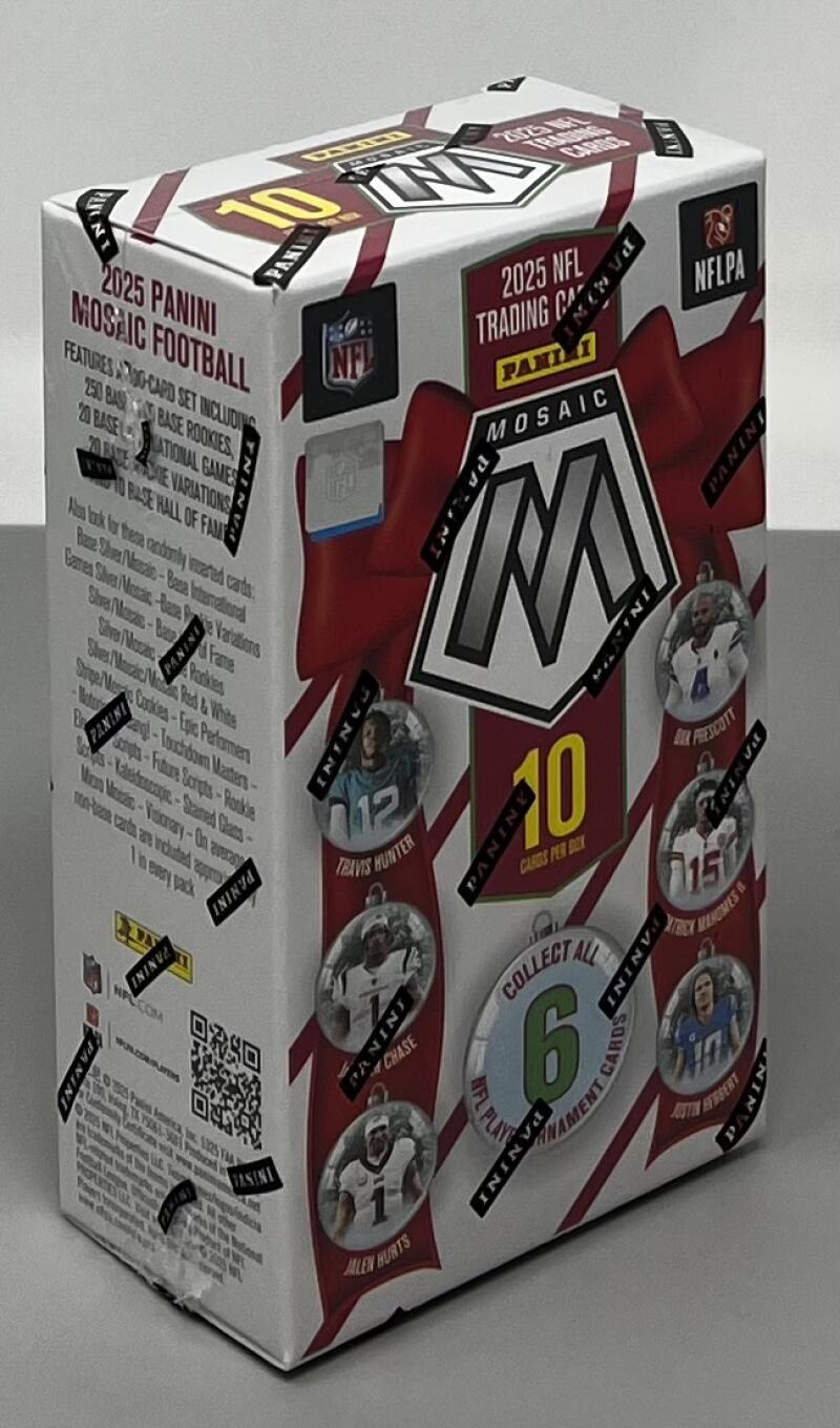 2025 Mosaic Football Holiday Ornament Box Image 1
