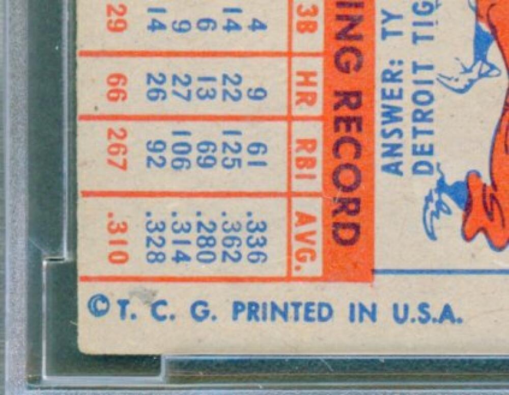 1957 Topps #20 Hank Aaron Card BGS BCCG 8 Excellent+ Image 9