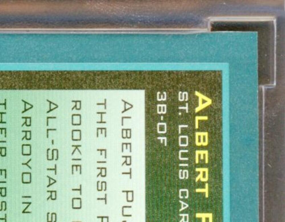 2001 Topps Traded #T99 Ichiro Suzuki / Albert Pujols Rookie BGS BCCG 10 Mint+ Image 8