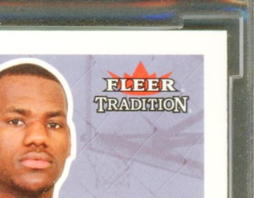 2003-04 Fleer Tradition #261 LeBron James Rookie Card BGS BCCG 10 Mint+ Image 4