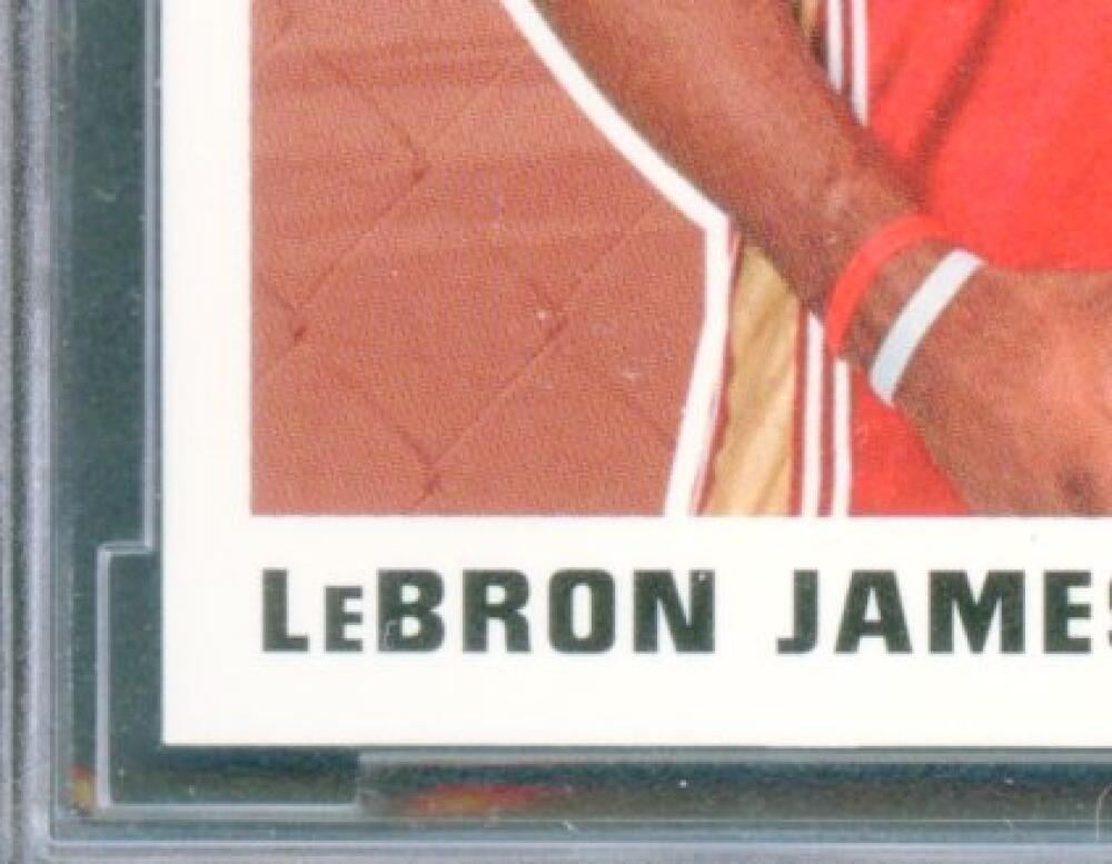 2003-04 Fleer Tradition #261 LeBron James Rookie Card BGS BCCG 10 Mint+ Image 5
