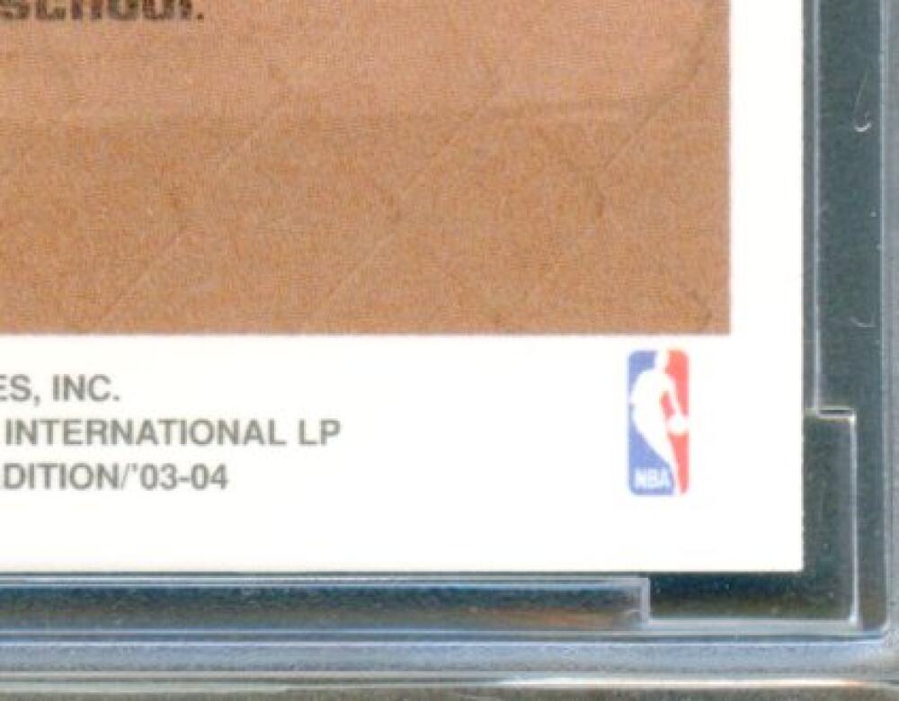 2003-04 Fleer Tradition #261 LeBron James Rookie Card BGS BCCG 10 Mint+ Image 10