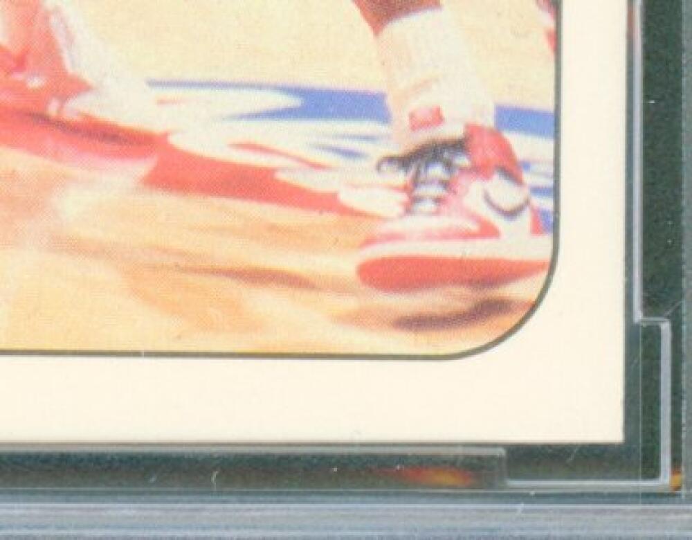 1986-87 Fleer Stickers #8 Michael Jordan Rookie Card BGS BCCG 9 Near Mint+ Image 6