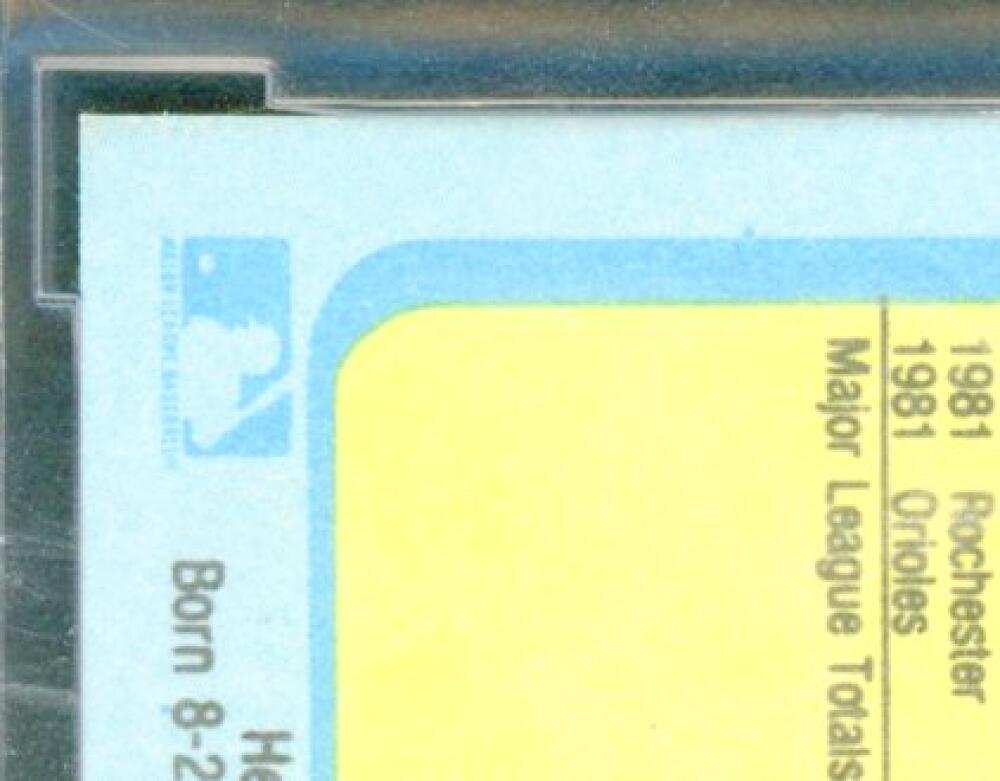 1982 Fleer #176 Cal Ripken Jr. Rookie Card BGS BCCG 10 Mint+ Image 7