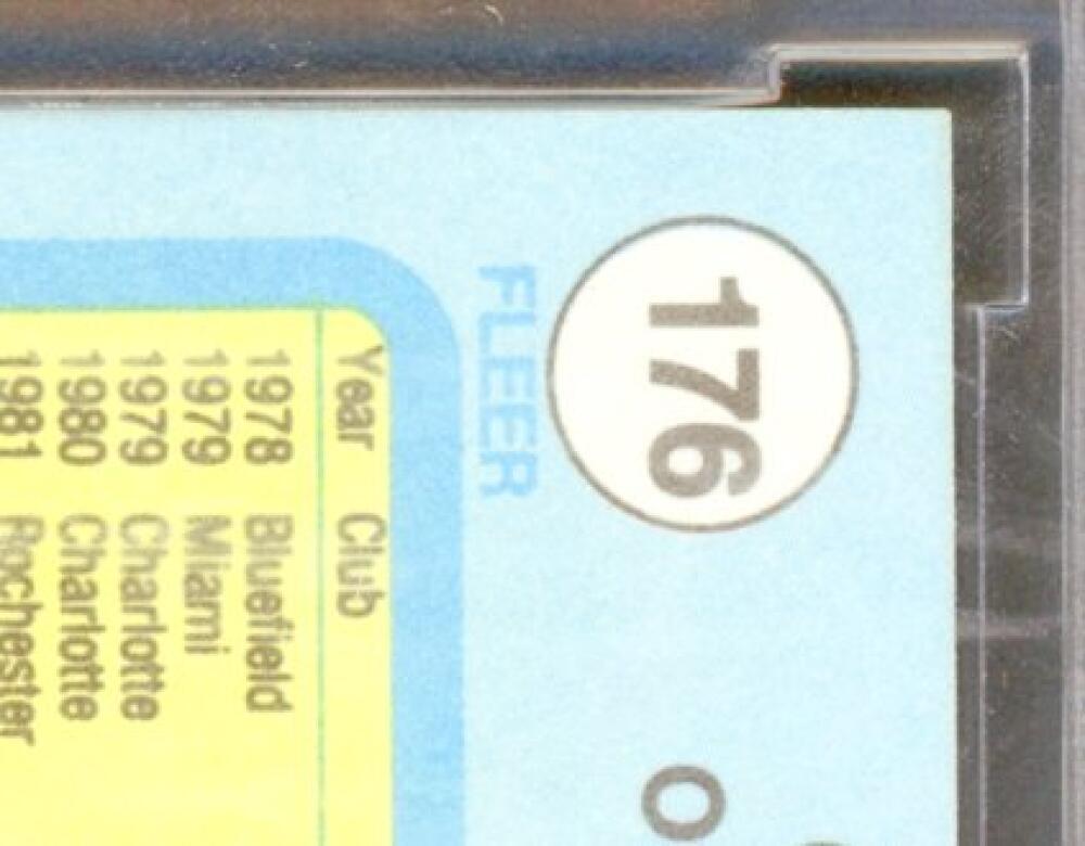 1982 Fleer #176 Cal Ripken Jr. Rookie Card BGS BCCG 10 Mint+ Image 8