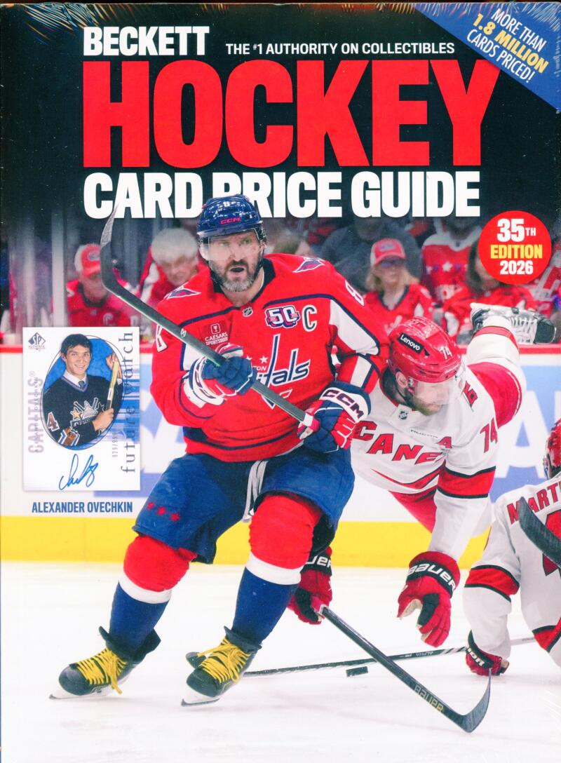 2026 Beckett Hockey Annual Card Price Guide 35th Edition Capitals Alexander Ovechkin Image 1