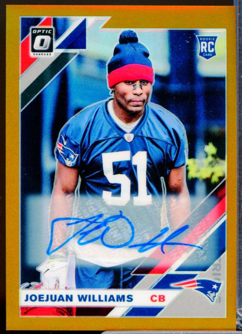 Joejuan Williams Card 2019 Donruss Optic Rookies Autographs Bronze #121  Image 1