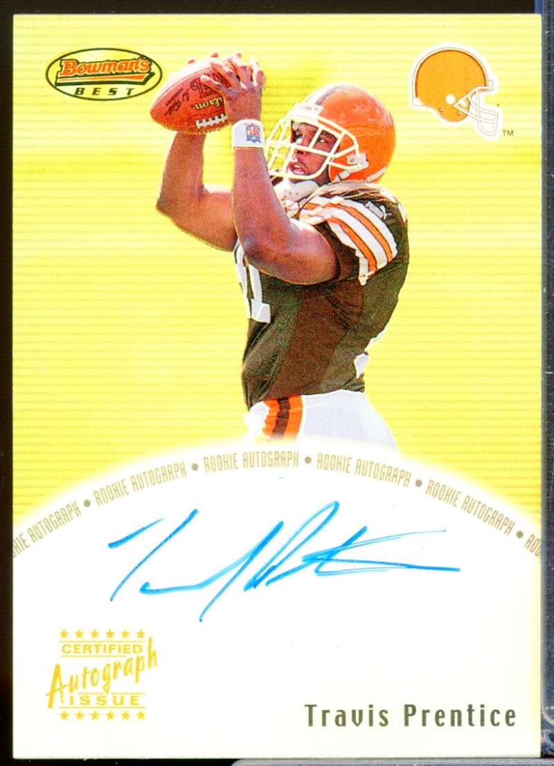Travis Prentice Card 2000 Bowman's Best Rookie Autographs #BBTPR  Image 1