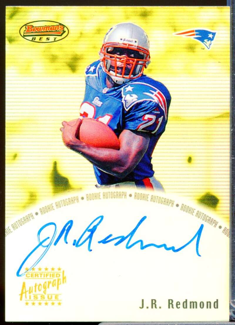 J.R. Redmond Card 2000 Bowman's Best Rookie Autographs #BBJR  Image 1