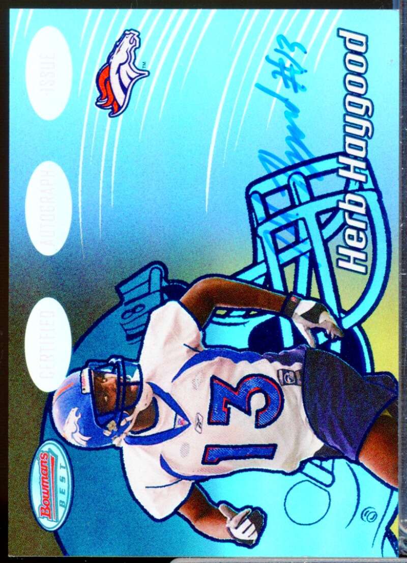 Herb Haygood Card 2002 Bowman's Best Rookie Autograph Blue #135  Image 1