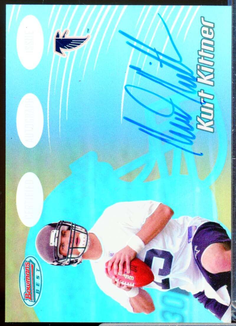 Kurt Kittner RC Card 2002 Bowman's Best Rookie Autograph #148  Image 1