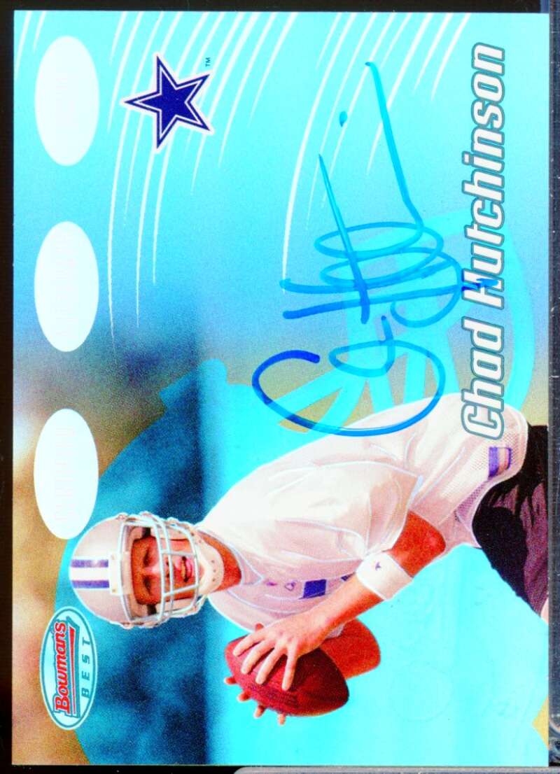 Chad Hutchinson RC Card 2002 Bowman's Best Rookie Autograph #126  Image 1