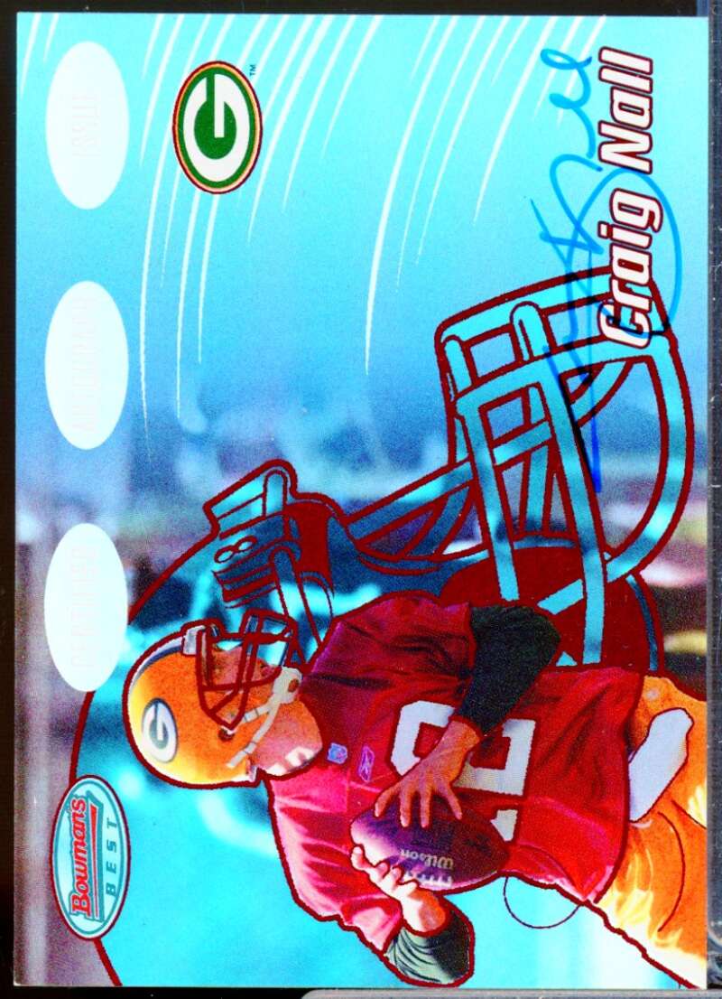 Craig Nall Card 2002 Bowman's Best Rookie Autograph Red #129  Image 1