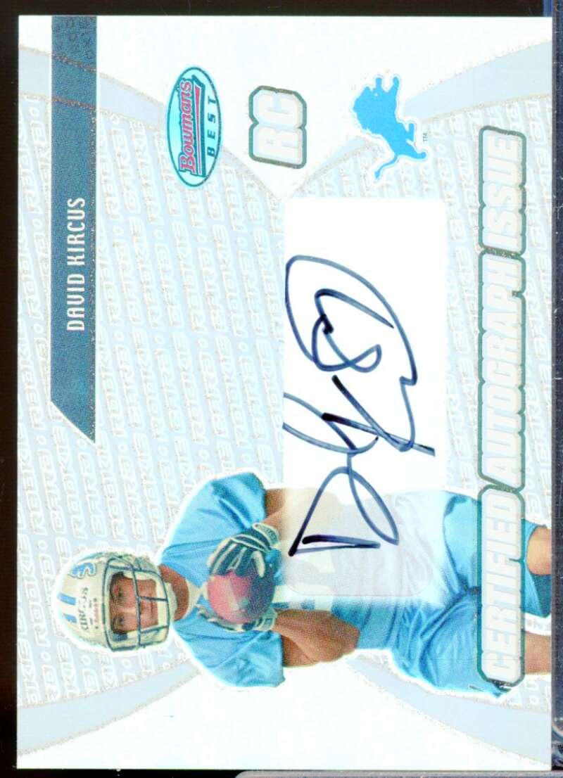 David Kircus RC Card 2003 Bowman's Best Rookie Autograph #135  Image 1