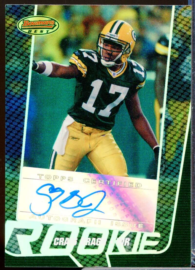 Craig Bragg RC Card 2005 Bowman's Best Rookie Autograph #138  Image 1