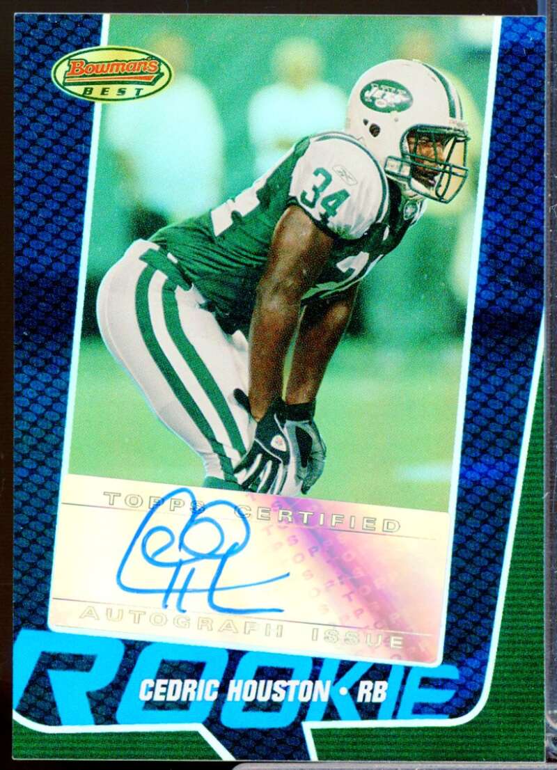 Cedric Houston RC Card 2005 Bowman's Best Rookie Autograph Blue #164  Image 1