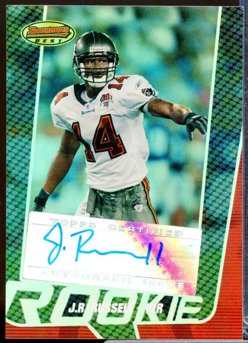 J.R. Russell RC Card 2005 Bowman's Best Rookie Autograph #144  Image 1