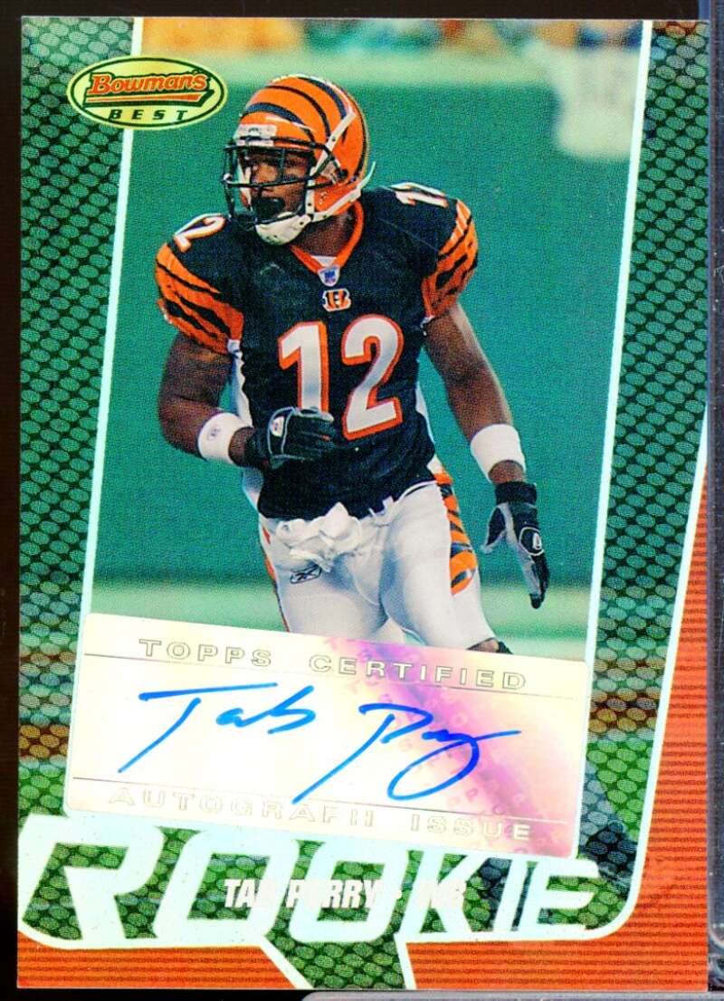 Tab Perry RC Card 2005 Bowman's Best Rookie Autograph #155  Image 1
