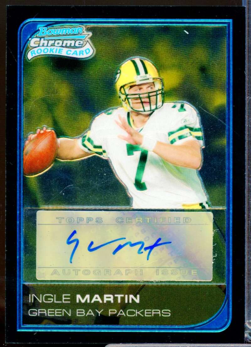 Ingle Martin Card 2006 Bowman Chrome Rookie Autographs #254  Image 1