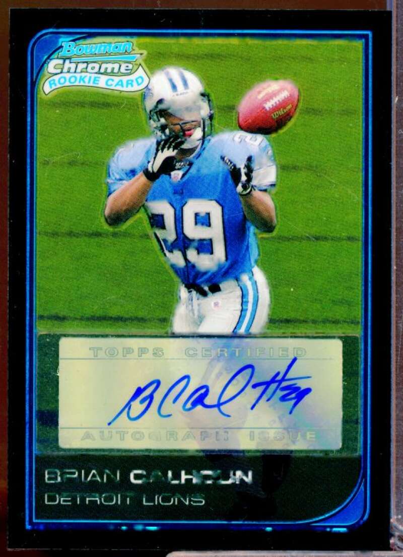 Willie Reid Card 2006 Bowman Chrome Rookie Autographs #258  Image 1