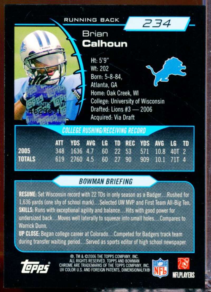 Willie Reid Card 2006 Bowman Chrome Rookie Autographs #258  Image 2