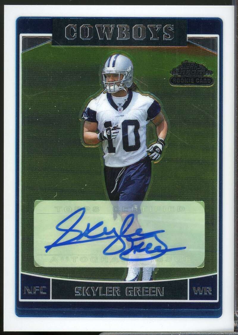 Skyler Green Card 2006 Topps Chrome Rookie Autographs #259  Image 1