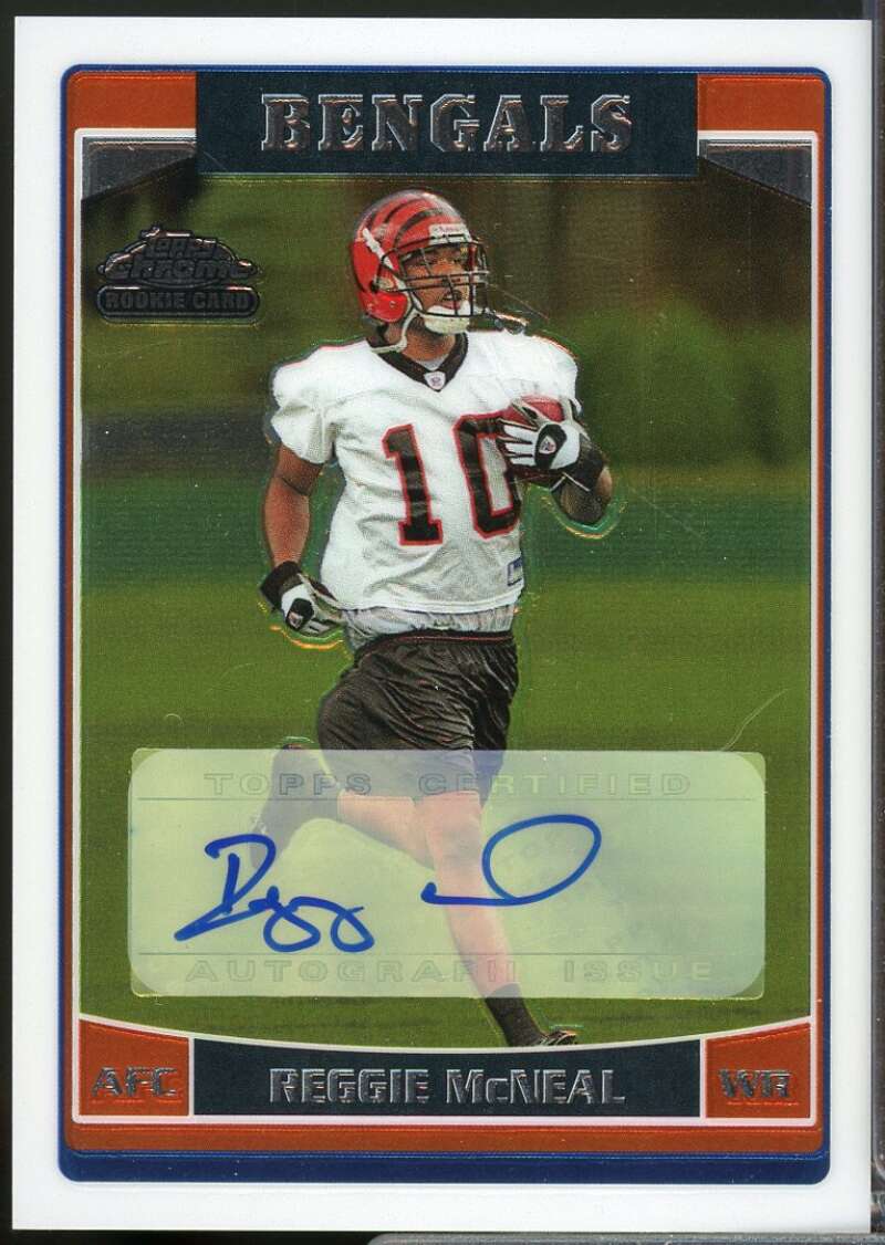 Reggie McNeal Card 2006 Topps Chrome Rookie Autographs #242  Image 1