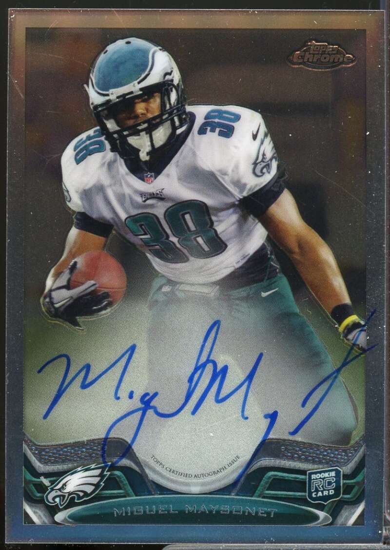 Miguel Maysonet /600 Card 2013 Topps Chrome Rookie Autographs #13  Image 1