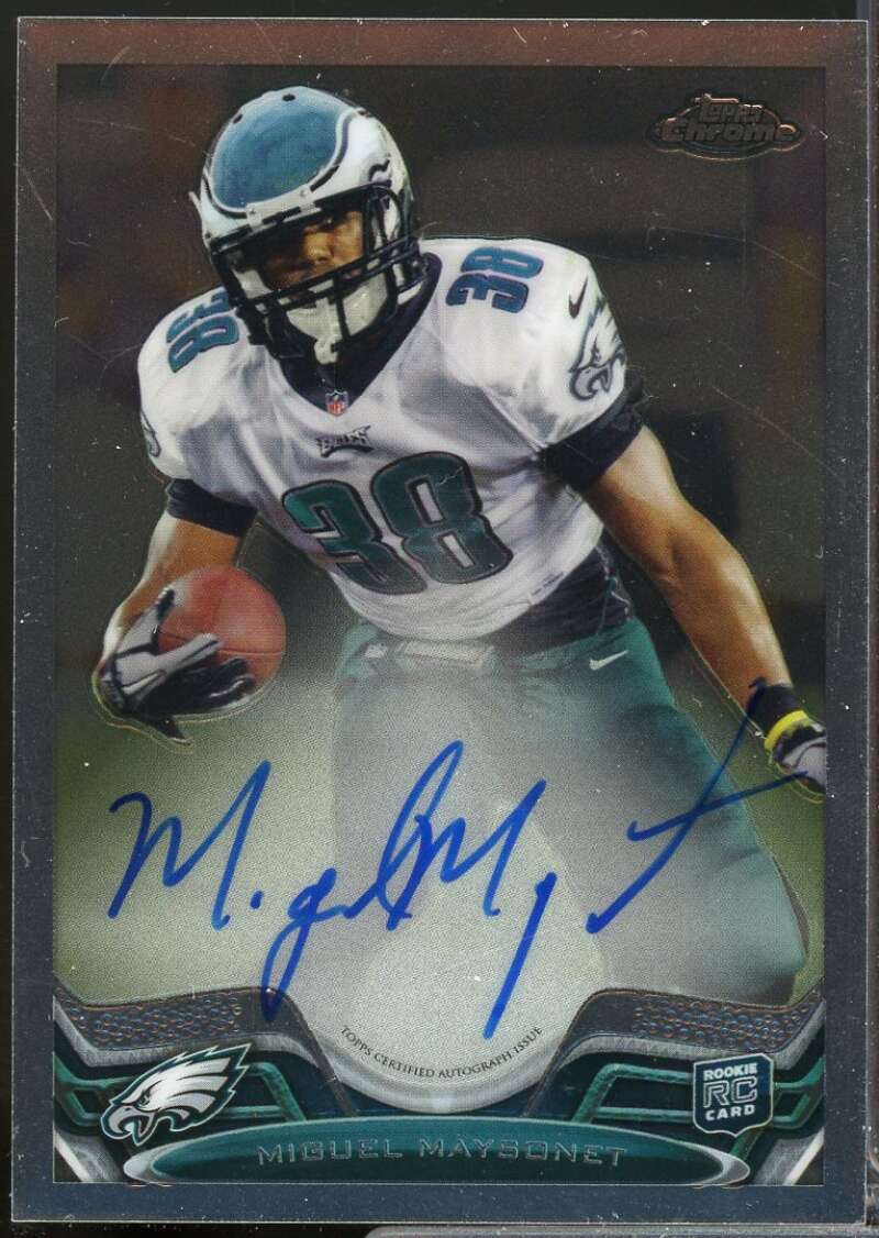 Miguel Maysonet /600 Card 2013 Topps Chrome Rookie Autographs #13  Image 1