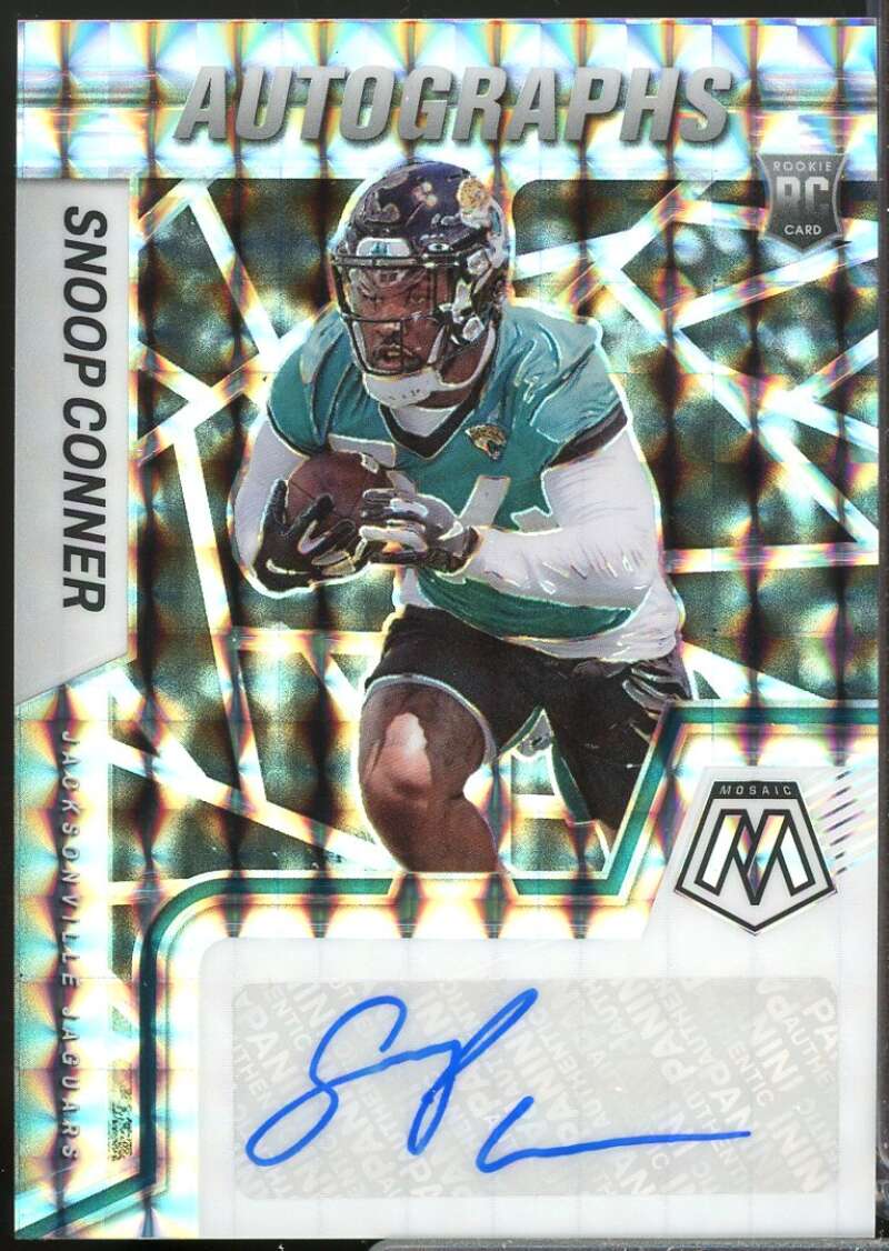 Snoop Conner Card 2022 Panini Mosaic Rookie Autographs Mosaic #52  Image 1