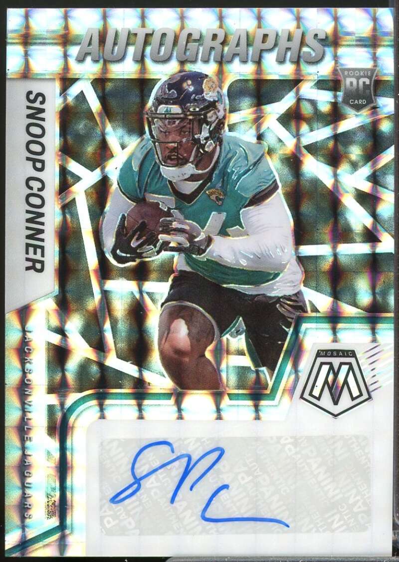 Snoop Conner Card 2022 Panini Mosaic Rookie Autographs Mosaic #52  Image 1