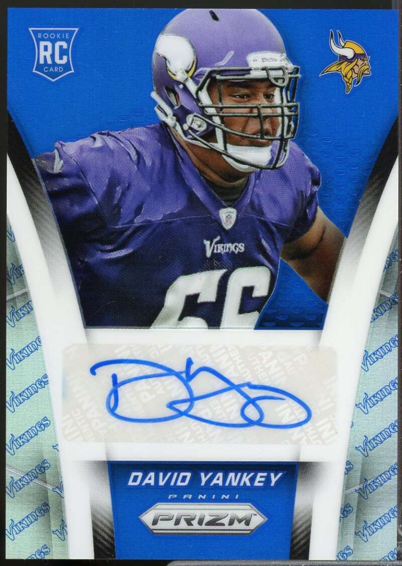 David Yankey /50 2014 Panini Prizm Rookie Autographs Prizms Team Logo #ARDY  Image 1