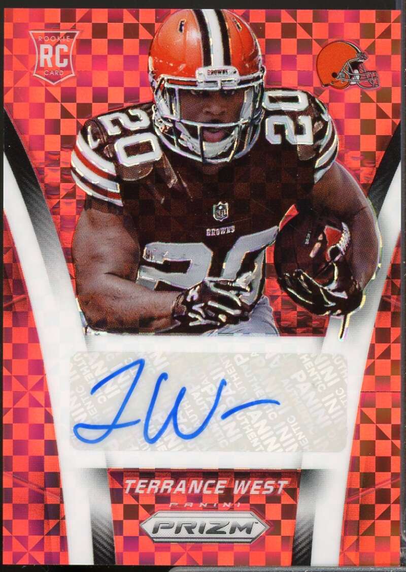Terrance West /75 2014 Panini Prizm Rookie Autographs Prizms Red Power #ARTW  Image 1
