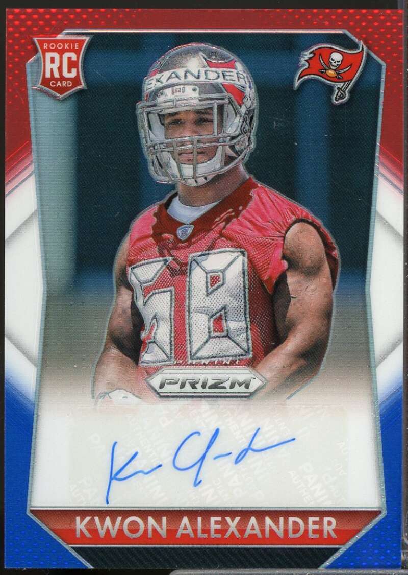 Kwon Alexander 2015 Panini Prizm Rookie Autographs Prizms Red White Blue #RSKA  Image 1