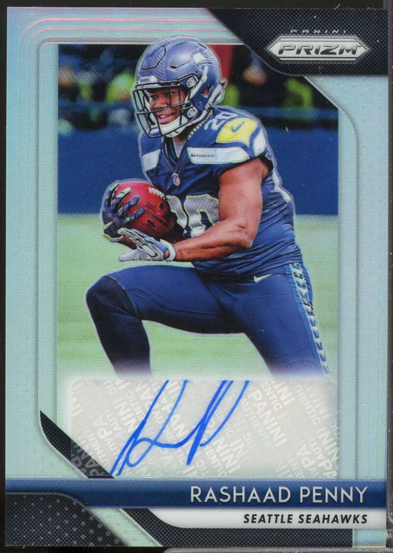 Rashaad Penny Card 2018 Panini Prizm Rookie Autographs Prizms #10  Image 1