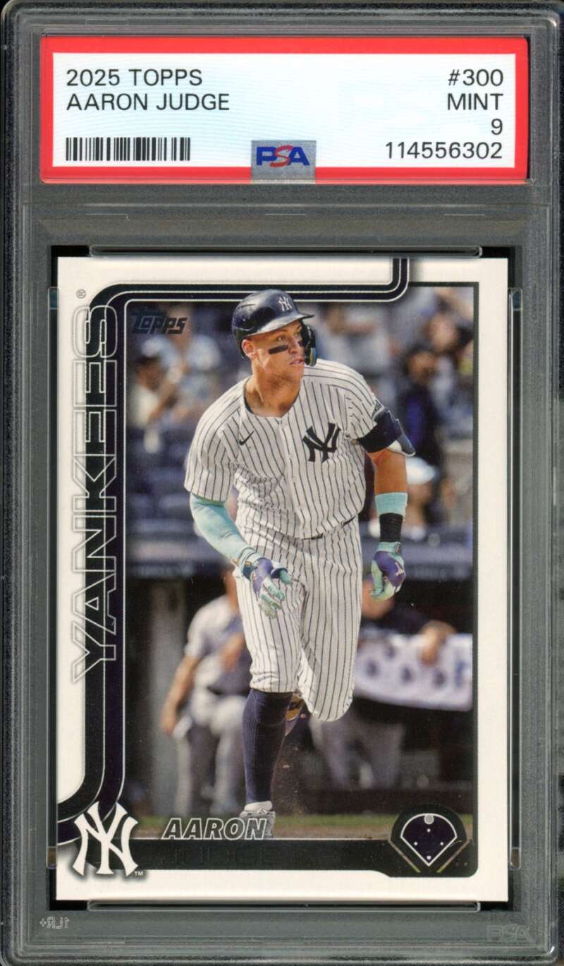 Aaron Judge Card 2025 Topps #300 PSA 9 Image 1