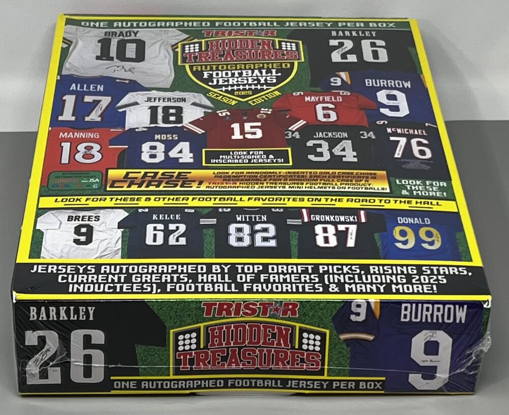 2025 TriStar HiddenTreasures Season Edition Autographed Football Jerseys Box Image 3