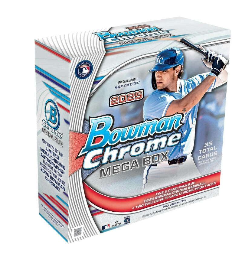 2025 Bowman Chrome Baseball Mega Box Image 2