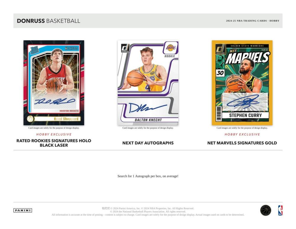 2024-25 Panini Donruss Basketball Hobby Box Image 2