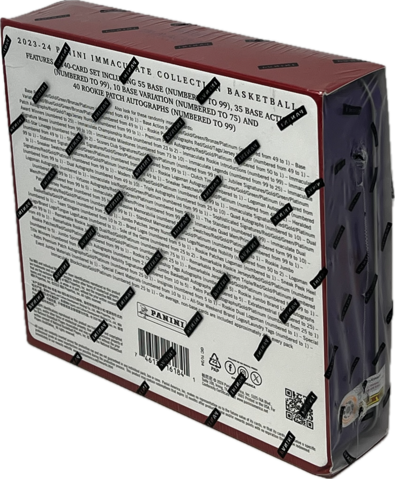 2023-24 Panini Immaculate Basketball Hobby Box Image 3