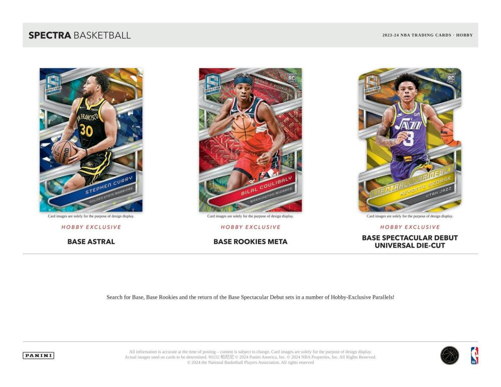 2023-24 Panini Spectra Basketball Hobby Box Image 4