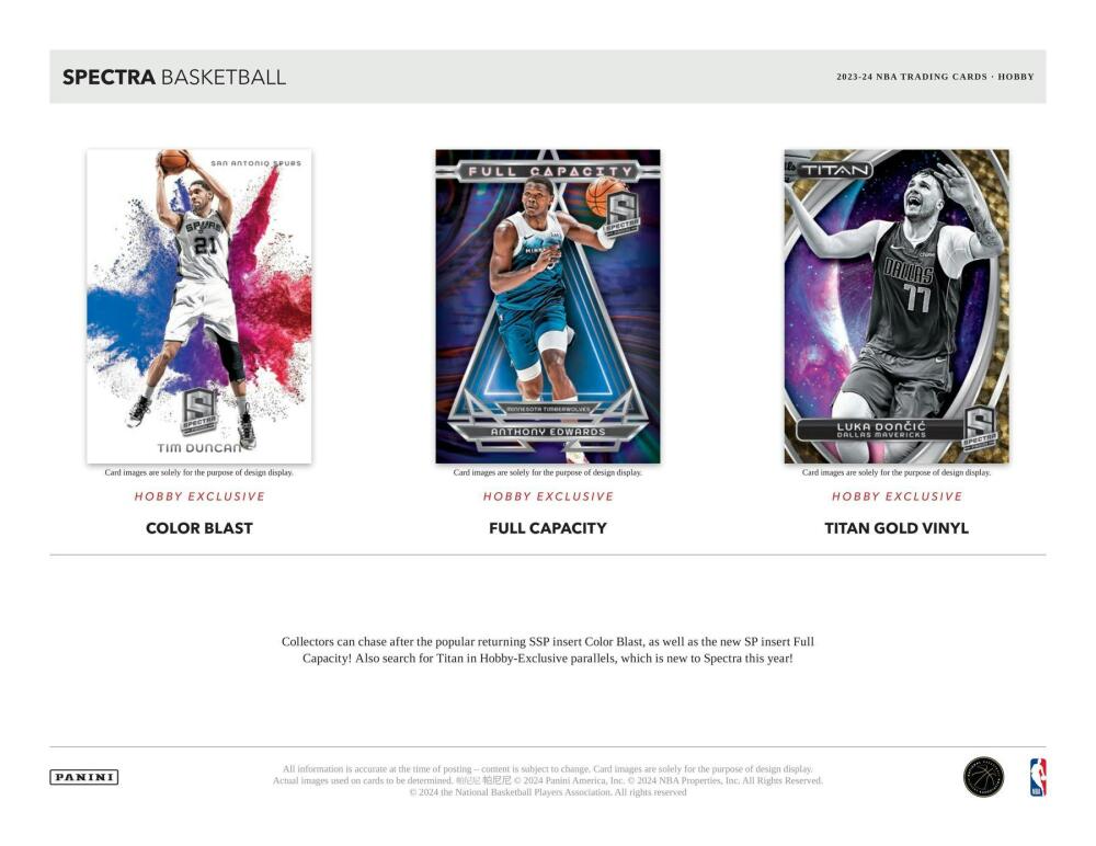 2023-24 Panini Spectra Basketball Hobby Box Image 5
