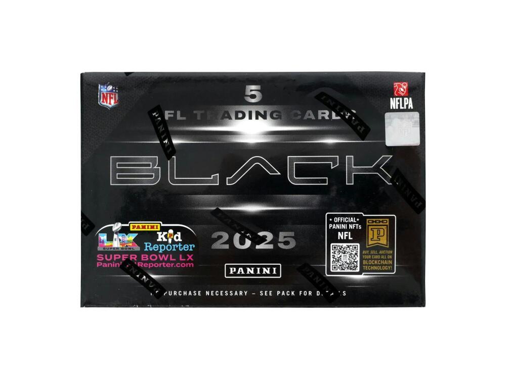 2025 Panini Black Football Hobby Box Image 1