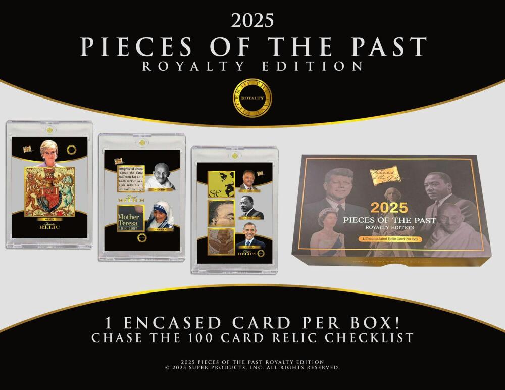 2025 Pieces of the Past Royalty Edition Hobby Box (Keepsake Trading Cards) Image 3