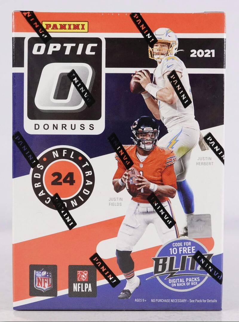 2021 Panini Donruss Optic Football 6-Pack Blaster Box (Pink Parallels!) Image 1