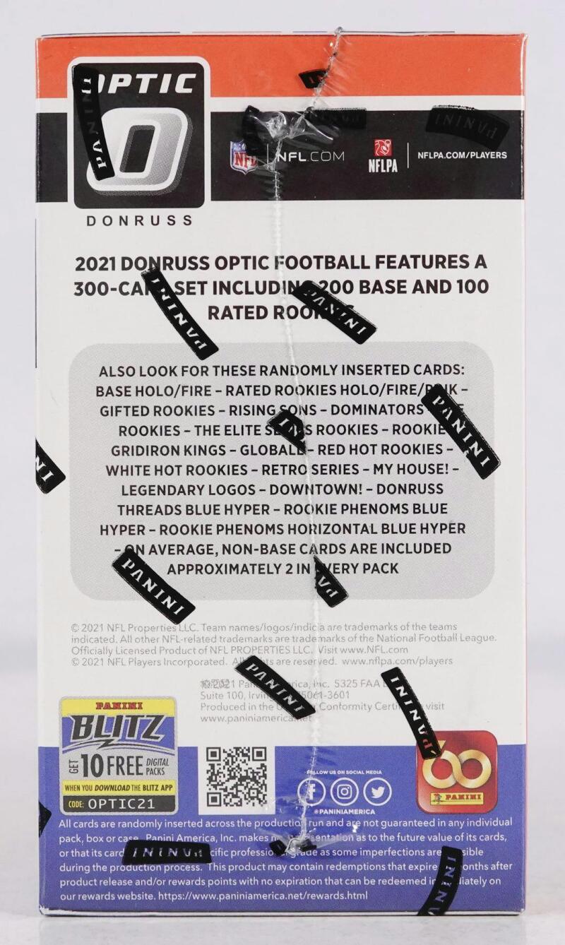 2021 Panini Donruss Optic Football 6-Pack Blaster Box (Pink Parallels!) Image 2