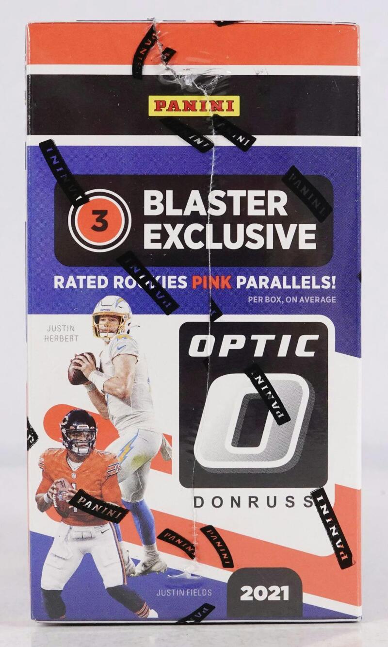 2021 Panini Donruss Optic Football 6-Pack Blaster Box (Pink Parallels!) Image 3