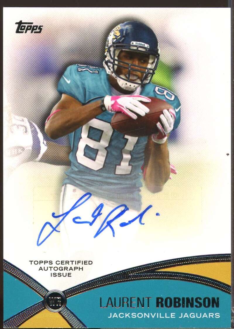 Laurent Robinson Card 2012 Topps Prolific Playmakers Autographs #PPALR  Image 1